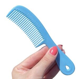 Pocket Purse Vintage UNBREAKABLE Used‎ Comb Teal Blue Plastic 80s 90s USA